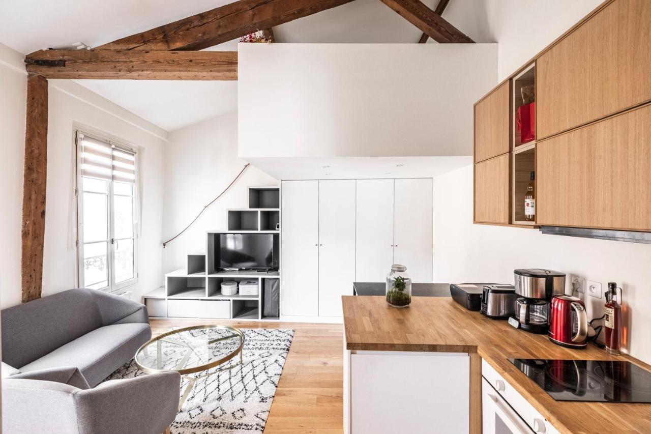 Tourville - Tres Beau Studio - Bail Mobilite Paris Eksteriør bilde